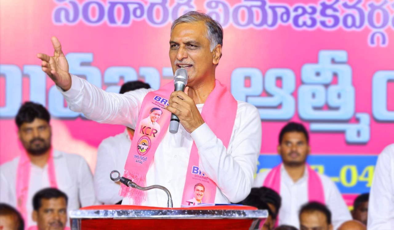 Harish Rao Highlights Congress Hypocrisy on Sita Rama Project