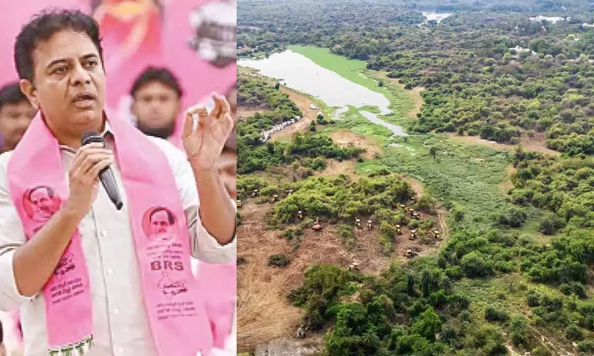 Land Allocation Controversy: K.T. Rama Rao’s Critique of Government Actions
